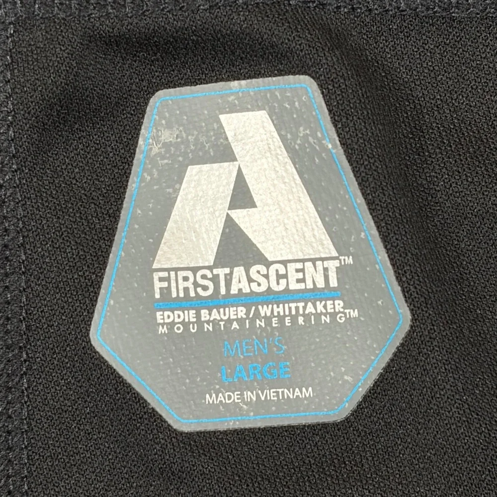 Eddie Bauer First Ascent‎ Mens Large Black Cocona Base Layer Leggings Tights